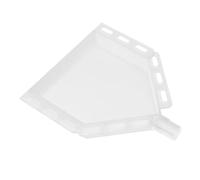 GALPADA Bac à Eau pour Climatiseur Extérieur en Plastique Trou de 1,5cm, Bac de Récupération Portable pour Condensats, Ambiance Estivale