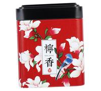 GALPADA Boîte à Thé Japonaise Métal Mini Portable pour Vrac, Couvercle | Rangement Multifonction, Surface Lisse Facile à Nettoyer, Style Japonerie, pour Aliments en Vrac et Perles