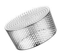 GALPADA Bouchon de Filtre en Acier Inoxydable pour Tuyau de Gouttière, Protection Ronde Trous de Drainage, Résistant la Déformation, pour Usage Extérieur
