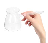 GALPADA Bouilloire à Thé Vapeur en Verre Transparent Épaissi Poignée Latérale Résistante Feu pour Café Turc et Chauffage Lait, Idéale pour