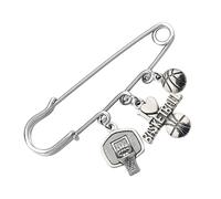 GALPADA Broche Basket Femme Légère en Alliage Épingle de Sûreté, Design Créatif et Unique, pour Vêtements et Paquet Lors D'occasions Formelles