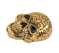 GALPADA Broche Tête de Mort Vintage pour Halloween en Alliage avec Feuilles Décoratives, Épingle à Fermeture Standard pour Décoration de Fête