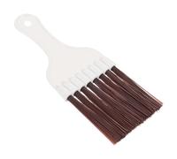 GALPADA Brosse de Nettoyage et Multifonction pour Serpentin de Réfrigérateur en Plastique Marron, Portable et Peigne D'ailettes de Condenseur de Climatiseur pour Camping