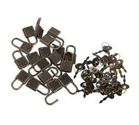 GALPADA Cadenas Mini en Alliage de Zinc Vintage 20pcs 2.80 x 1.70 x 0.50 cm pour Valise à Dos Boîtes en Bois et Coffre avec ompatible, Style Rétro