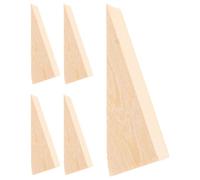 GALPADA Cales en Bois pour Chaise 5pcs, Niveleurs de Sol Robustes en Bois pour Meubles, Fixent et Stabilisent, pour Tables et Chaises