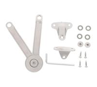 GALPADA Charnière de Verrouillage pour Armoire Cuisine en Alliage de Zinc Argenté, Support Télé Ascenseur Ajustable Fonction Anti-pincement, Design Élégant et Moderne