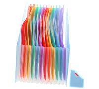 GALPADA Chemise Accordéon Extensible Plastique pour Classement De Documents Bons Cartes Et Reçus