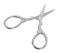 GALPADA Ciseaux à Coudre en Acier Inoxydable Argenté Légers Design Ergonomique et Forme Adorable pour Découpage de Fleurs et Travaux de Broderie