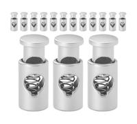 GALPADA Clips Antidérapants 15pcs en Alliage D'aluminium et Fil de Fer Argenté Support Polyvalent pour Brochettes de Barbecue pour Brochettes en Bambou et Acier, pour Grillades en Plein