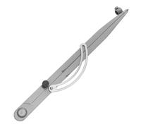 GALPADA Compas géométrique professionnel pour menuiserie avec porte-crayon, acier carbone, rayon maximal 300 mm, conçu pour dessinateurs et débutants en travail bois