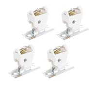 GALPADA Cordon de Blocage pour Rideau, Fournitures pour Rideaux en Bambou, Accessoires pour Rideaux, Serrures en Fer et Plastique, 4 Sets, Adapté aux Stores en Bambou