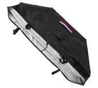 GALPADA Couverture Intégrale pour Foyer Extérieur 420d Noire Poignées | Protection Toutes Saisons, Trous de Ventilation et Cordon Bas, pour Jardin et Terrasse, Retrait Facile