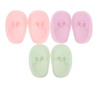 GALPADA de Protège-oreilles Confort Réutilisables 3 Paires en Silicone pour Protection Auditive pour Teinture Capillaire pour Lavage et Voyage