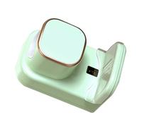 GALPADA Distributeur Automatique de Dentifrice Électrique Évite le Gaspillage de Dentifrice Étagère Murale Pratique Capteur, Presse-tube en Plastique Vert pour Salle de Bain