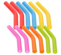 GALPADA Embout de Paille en Silicone Réutilisables 24 Diamètre Intérieur 8 Mm, Pack de 24 pour Pailles en Acier Inoxydable pour Boissons à Usage Domestique et Extérieur