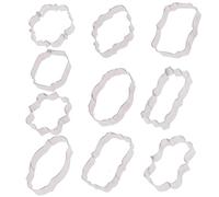 GALPADA Emporte-pièces Formes Délicates et Découpes Intérieures en Acier Inoxydable 10 Pièces Facile à Utiliser et Sûr Pâtisserie Fabrication de Biscuits