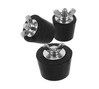 GALPADA Ensemble 3 Bouchons Antigel en Caoutchouc 25/32/38 MM pour Skimmer Piscine Hors Sol Protection Hivernale des Canalisations