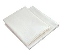GALPADA Étamine en Coton Lavable Blanc 3pcs, Passoire Fine Réutilisable sans Peluches, Tissu Filtrant pour Cuisson et Filtration de Jus
