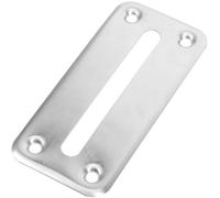 GALPADA Fente pour Facture de Réparation en Acier Inoxydable Argenté Surface Polie Lisse et 4 Trous de Vis pour Tirelire D'épargne en Boutique ou Maison