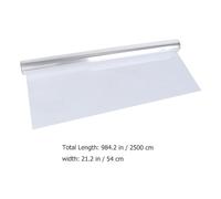 GALPADA Film D'emballage Cellophane Transparent Rouleau de 1 pour Bouquets et Paniers de Fruits Matériau Opp pour et Artisanat Fleuriste