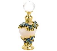 GALPADA Flacon de Parfum Rechargeable en Verre Vintage Élégant 5 ML pour Huile Essentielle Design Polyvalent et Style Rétro pour Voyages