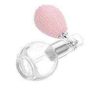 GALPADA Flacon Vide Verre Pour Poudre De Rechargeable Flacon De Voyage Transparent Avec Couvercle Étanche
