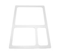 GALPADA Gabarit et Polyvalence Créative en Acrylique de Défonceuse Rectangulaire à 3 Poches Efficacité Multipoche pour Projets de Bricolage en Travail du Bois