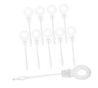 GALPADA Gadgets de Nettoyage Réfrigérateur 10 Pièces Déboucheur de Trou de Vidange Réutilisable Plastique Prévention Débordement Entretien Facile Maison