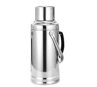 GALPADA Gourde Isotherme en Acier Inoxydable 3,2l Intérieur en Verre, Pratique et Élégante pour Boissons Chaudes et Froides, Camping Maison