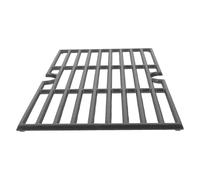 GALPADA Grille de Barbecue en Fonte Noire Rectangulaire 20x36 Cm | Grille de Cuisson pour Rôtir et Griller, Répartition Homogène Chaleur, Résistante à Rouille