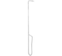 GALPADA Hameçon de Skimmer de Piscine 40cm en Fer, Crochet Robuste Argenté | Extraction sans Contact, Retrait Facilité du Panier, Usage pour Volets Roulants et Filtres de Bassin