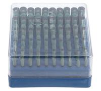 GALPADA Jeu de 100 Meules Abrasives Vertes en Caoutchouc pour Ponçage Polyvalent sur Bois Tige en Acier Inoxydable, Accessoires pour Outils Rotatifs