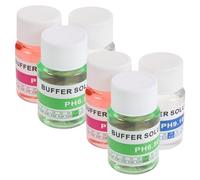 GALPADA Kit Calibration pH 6pcs 4.01/6.86/9.18 en ABS pour pH-mètre et pH Pen, Portable, Utilisation en Hydroponie et Laboratoire