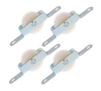 GALPADA Kit de 4 Supports de Poulie Accessoires Camping en Plastique et Acier pour Réparation de Parasol Extérieur, Compatibles et Solide pour Parasol de Terrasse