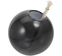 GALPADA Lampe à Huile en Verre Borosilicate, Forme Sphérique Colorée, Rechargeable avec Mèche, pour Décor Intérieur et Célébrations Festives
