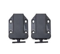 GALPADA Loquet à Verrouillage Automatique pour Tiroir et Porte, 2pcs en Abs Léger et Facile à Utiliser, pour Commodes et Bibliothèques