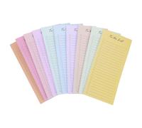 GALPADA Lot de 10 Blocs-notes Autocollants Repositionnables en Papier, 50 Pages par Carnet, pour École et Projets Divers, Notes Réutilisables et Pratiques