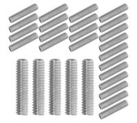 GALPADA Lot de 100 Set de Set de Vis-pointeaux sans Tête en Acier au Carbone Argenté avec Embout Creux pour Éviter le Desserrage des Machines et Appareils, pour Réparation de Poignées
