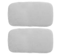 GALPADA Lot de 2 Coussins D'accoudoir en Mousse à Mémoire pour Chaise de Bureau, Housses en Polyester Confortables et Faciles d'entretien, Design Portable pour Coudes et Avant-Bras,