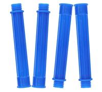 GALPADA Lot de 4 Tubes D'extension de Calfeutrage, Adaptateur en Plastique Bleu, Contrôle Précis, Compatibilité Large pour Pistolet à Mastic