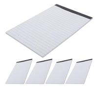 GALPADA Lot de 5 Blocs-notes A5 en Papier Lisse pour Bureau, Cahiers de Prise de Notes Simples et Pratiques 25 Feuilles, pour Réunions et Écriture Quotidienne