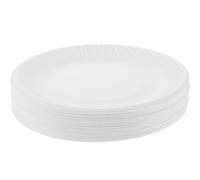 GALPADA Lot de 50 Assiettes en Carton Blanches 6 Pouces, Assiettes Multifonctions Robustes en Papier, pour Camping et Fêtes D'anniversaire