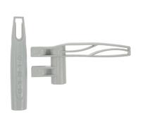 GALPADA Manche de Pelle à Poussière en Plastique Embout Suspendu, Manche Robuste et Gain de Place pour Balai Serpillère Professionnel, Outil de Nettoyage Ménager