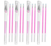 GALPADA Marqueur de Tatouage Sourcils 4 Stylos Rose 8 Recharges, Feutre à Pointe Fine, Plastique Résistant, pour Usage en Salon de Beauté et Maquillage Permanent