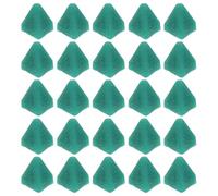 GALPADA Médias de Polissage Triangulaires en Résine Verte pour Métal Haute Efficacité de Coupe et Trois Faces Utilisables, pour Ateliers de Finition de Bijoux