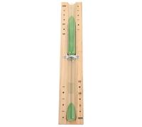 GALPADA Minuteur en Bois pour Sauna 15 Surface Lisse et Design Classique de Sablier Portable en Verre et Bois Vert
