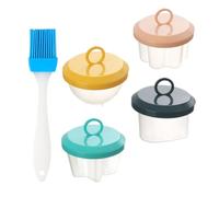 GALPADA Moule à Œufs Vapeur Accessoire Pinceau pour Micro-ondes en Plastique Cuisson Rapide Couleur Aléatoire pour Cuisine Maison