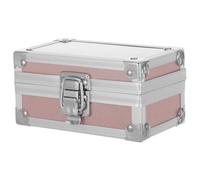 GALPADA Nail Drill Bit Holder Coffret de Rangement en Alliage d’Aluminium 50 Emplacements pour Embouts d’Ongles, Accès Rapide et Protection Contre la Poussière pour Techniciens Ongulaires
