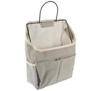 GALPADA Organisateur Suspendu Mural 2pcs en Toile Légère Compartiments Latéraux pour Rangement sans Clou, pour Chambre, Salle de Bain ou Porte
