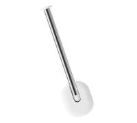 GALPADA Organiseur de Cintres en Acier Inoxydable Crochet Pivotant sans Perçage, Rangement Suspendu Multifonction pour Salle de Bain et Buanderie, Blanc Compact